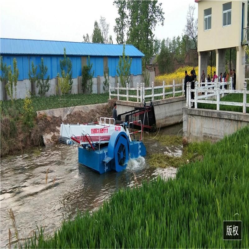 China Professional Maker High Efficience Aquatic Weed Harvester Water Rubbish Salvage Boat