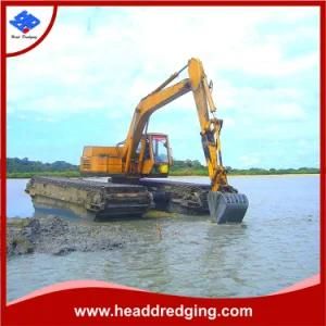 Head Dredging Customized Amphibious Excavator for Sale