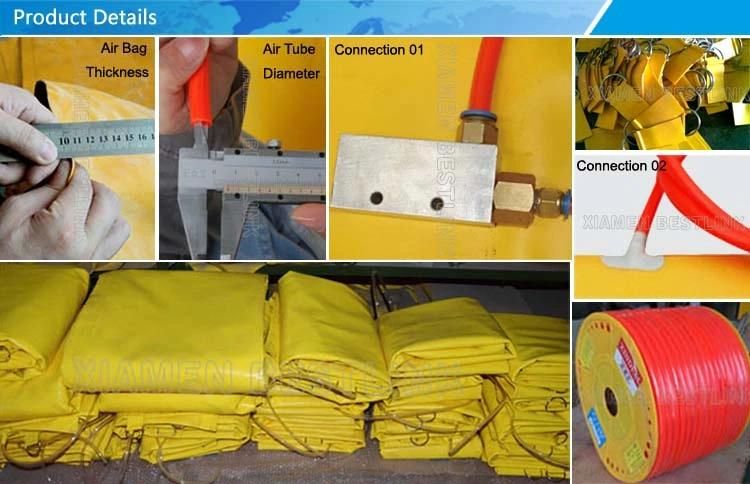 Durable Quarrying Marble Block Pushing Tools Polymer Air Bag
