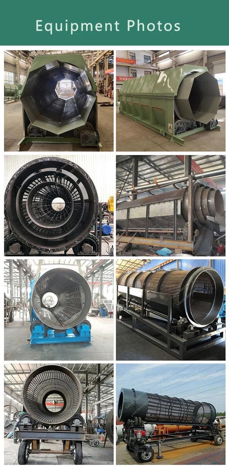 Top Quality Sand Washing Machine Soild Sand Gold Mining Rotary Drum Screen Trommel Screen Machine