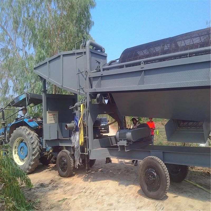 Portable Capacity Gold Trommel Wash Plant