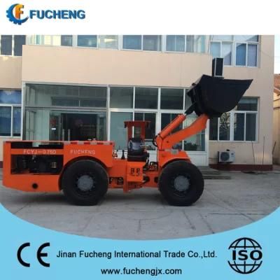 Wheel type mini diesel underground scooptram for mining with good price