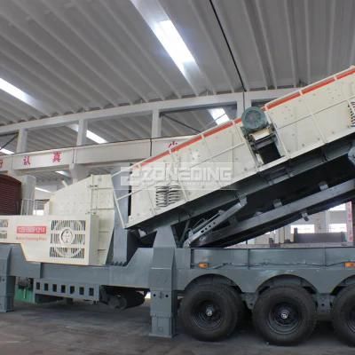 Primary Concrete Waste Mobile Impact Mobile Impact Crusher for Sale in Mine Quarry