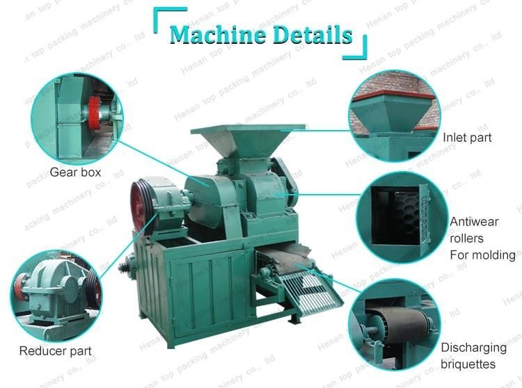 Professional Pressing Pressure Ball Machine Coal Briquette Roller Press Machine
