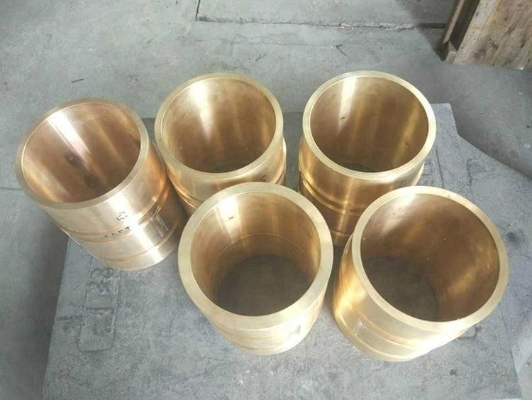 Densen Customized Machining Crusher Bronze Bushing, Oil Free Bearing Oil-Less Bronze Bushing