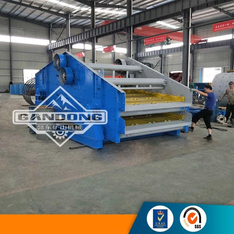 High Strengh Helix and Without Welding Linear Vibrating Screen