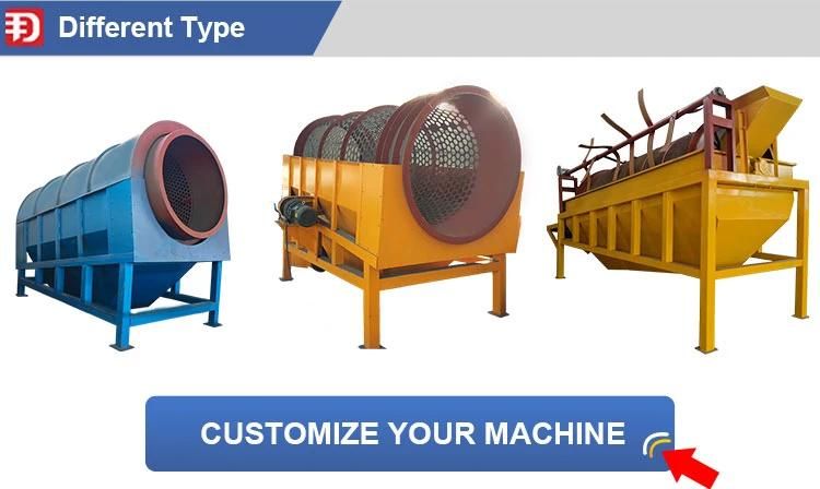 Gravel Trommel Vibrating Sieve Separator Machine