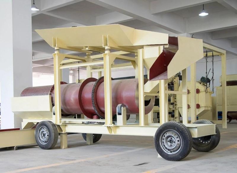 Alluvial River Sand Mine Separator Wash Mining Portable Washing Processing Machine for Placer Gold Ore Diamond Tin Zircon Iron Coltan Chrome Gravity Equipment