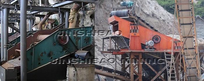 Factory Price Szz Vibrating Screen for Alluvial and Rock Gold Ore Shake Screen Separator Machine