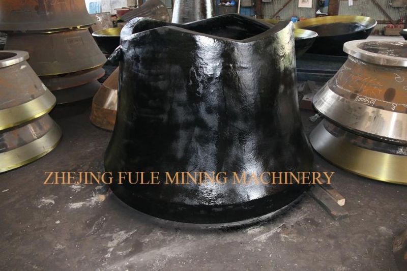 High Manganese Steel Gyratory Cone Crusher Spare Parts Mantle and Bowl Liner
