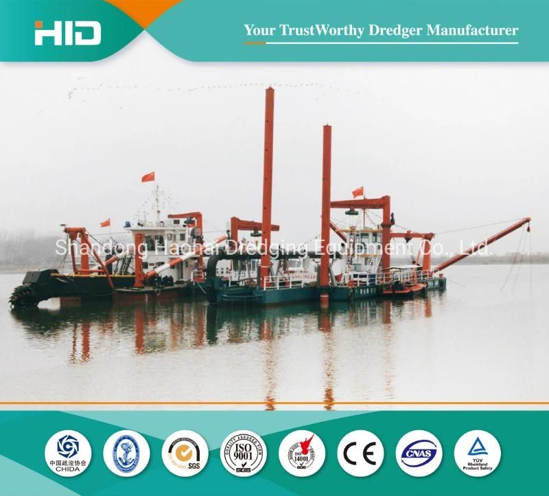 20 Inch River Sand Mud Gravel Suction Dredge/Cutter Suction Dredger for Sale