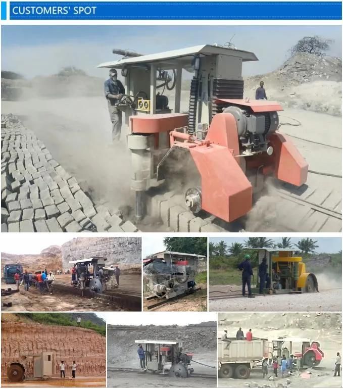 Hualong Stone Machinery Multi Blade Horizontal and Vertical Limestone Sandstone Quarry Block Mining Machine Brick Making Stone Cutting Machine Hkss-1400