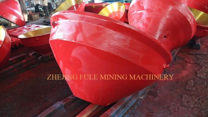 High Manganese Steel Casting Cone Crusher Concave Mantle Gyratory Crusher Spare Parts Cone Manganese Steel