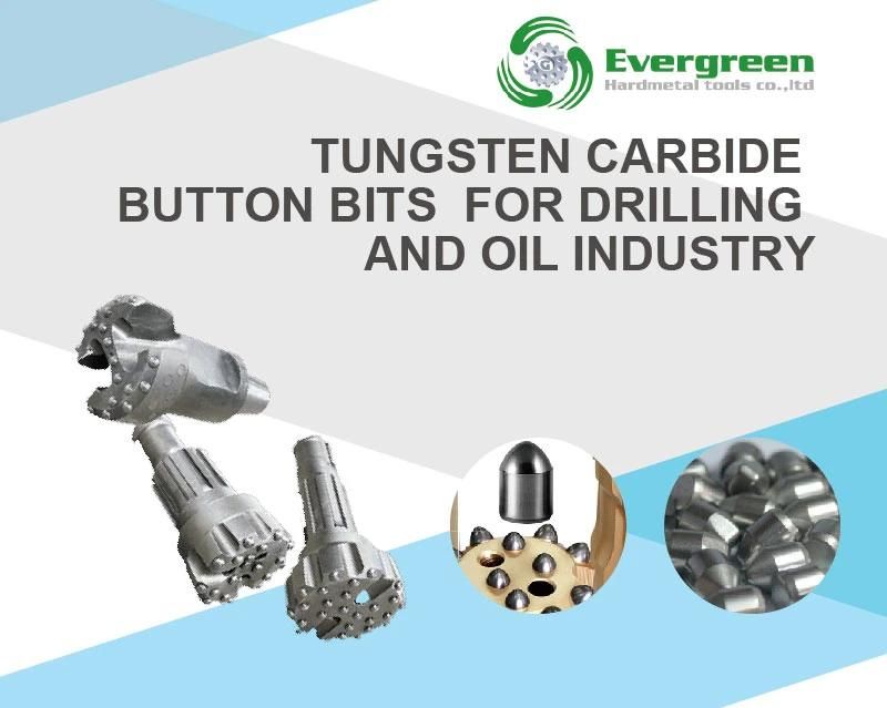 Tungsten Carbide Buttons Insert DTH Bits for Hard Rock