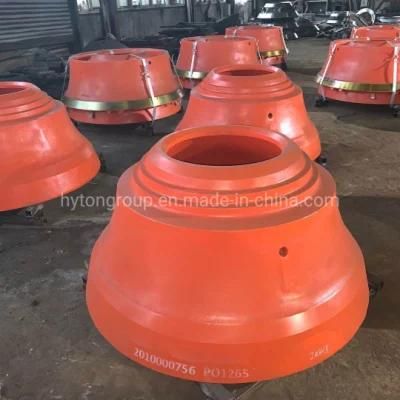 Hyton Casting Cone Crusher Parts Concave and Mantle Apply to Svedala CH660