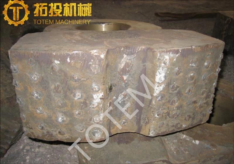 Totem OEM Stone Crusher Cement Impact Bimetal Long-Lasting Hammer Head