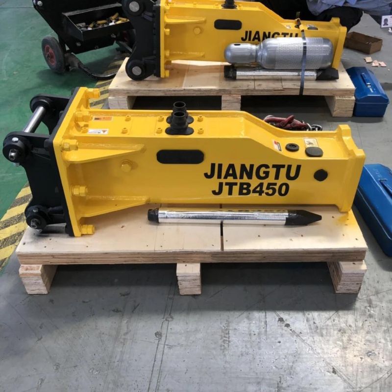 10 Ton Excavator Attachments 70mm 75mm Box-Type Hydraulic Breaker Hammer