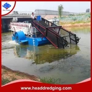 New Design &amp; Full Automatic River Weed Harvester/Water Hyacinth Harvester